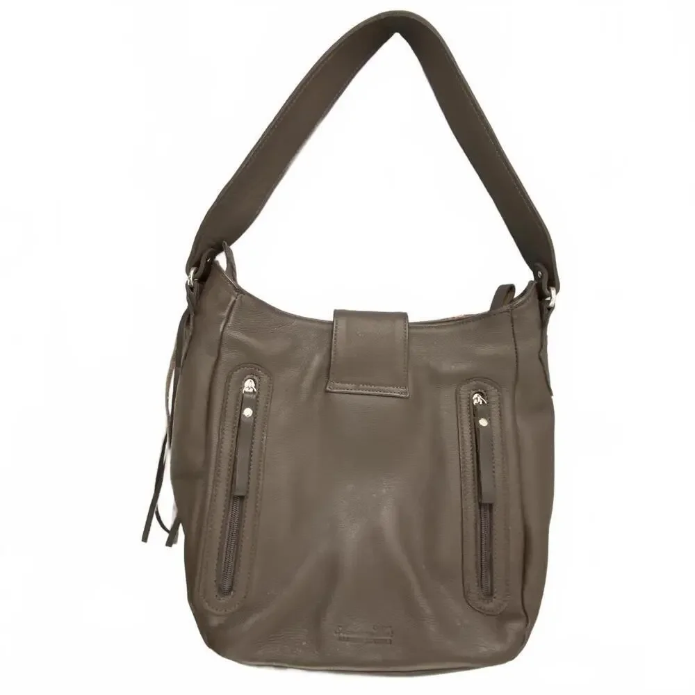 American West Santa Fe Tapestry Multi-Color SW Leather Handbag Bag